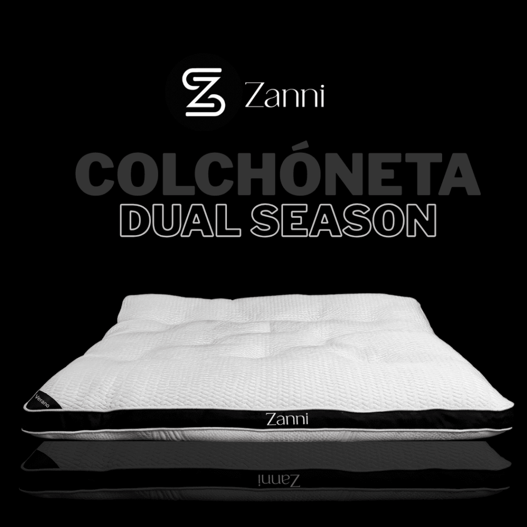 ZANNI DualSeason — Colchoneta Reversible Invierno / Verano