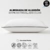 Almohada media 100% algodón