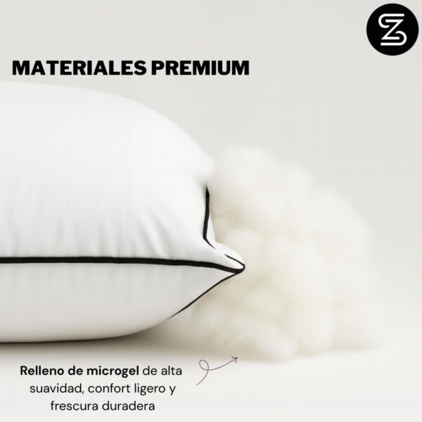 Almohada media 100% algodón