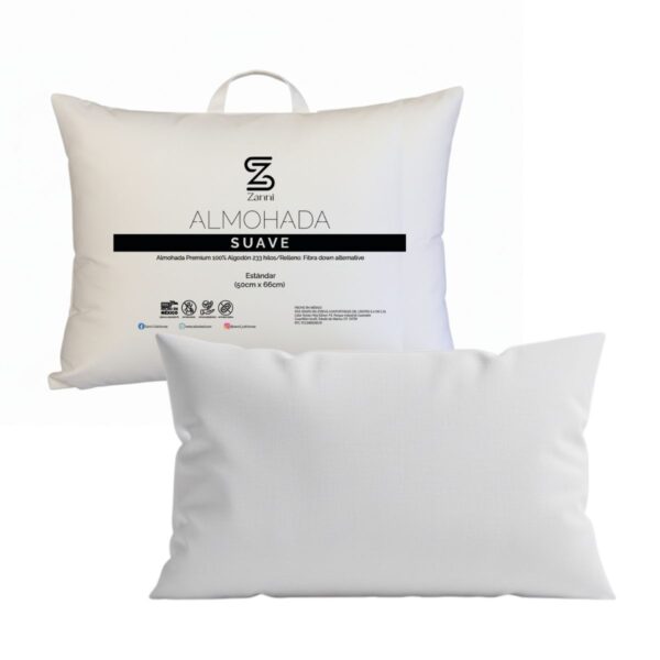 Almohada suave 100% algodón