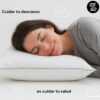 Almohada media 100% algodón