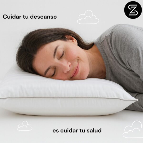 Almohada media 100% algodón