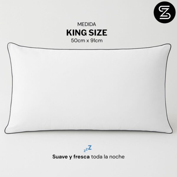 Almohada media 100% algodón
