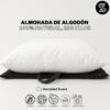 Almohada suave 100% algodón
