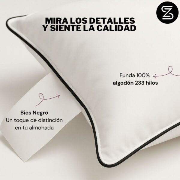 Almohada firme 100% algodón