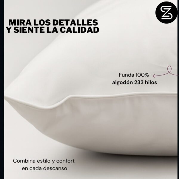 Almohada suave 100% algodón